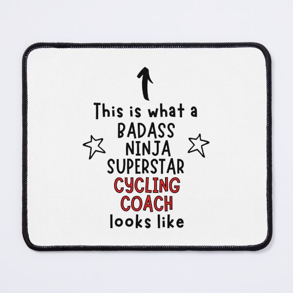 Item preview, This is what a Badass, Ninja, Superstar, cycling coach looks like designed and sold by TheGreenGoat.