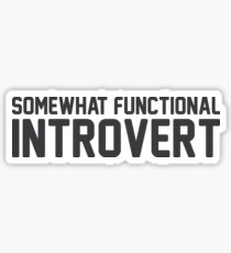 Functional Introvert Sticker