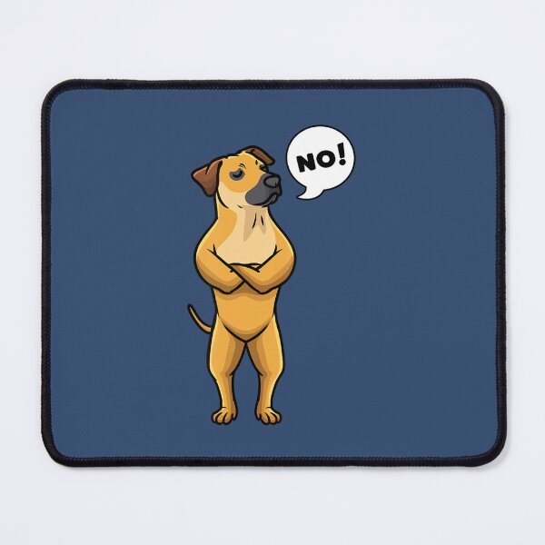 Item preview, Yellow Black Mouth Cur Stubborn No Dog designed and sold by SaHoad.