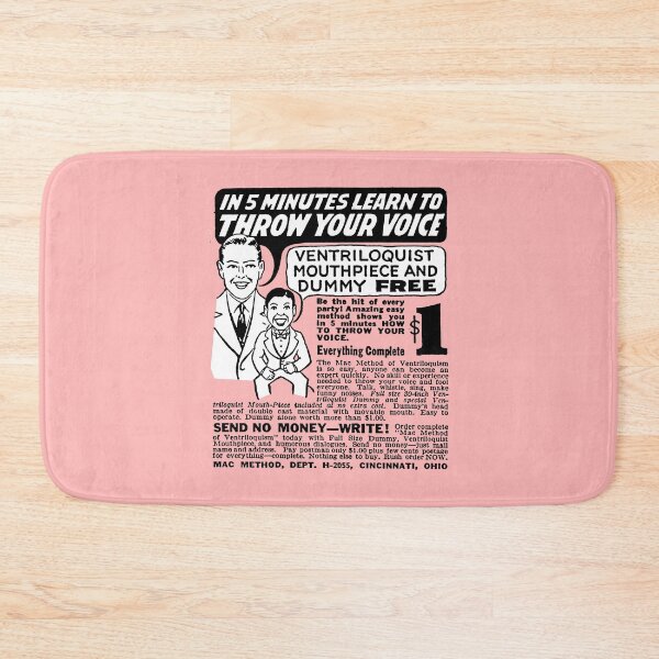 Item preview, BE A VENTRILOQUIST - ADVERT designed and sold by ThrowbackAds.