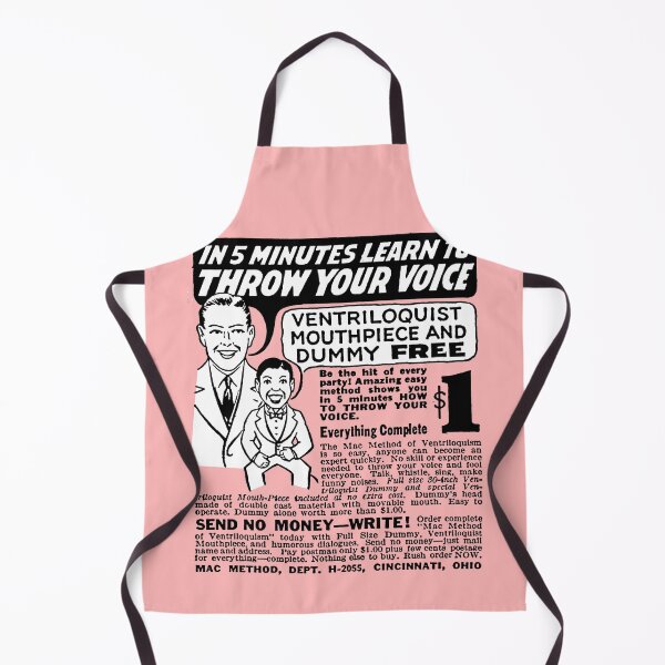 Item preview, BE A VENTRILOQUIST - ADVERT designed and sold by ThrowbackAds.