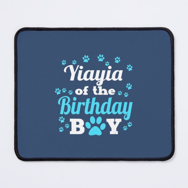 Item preview, Yiayia Of The Birthday Boy Dog Paw Bday Party Celebration designed and sold by SaHoad.