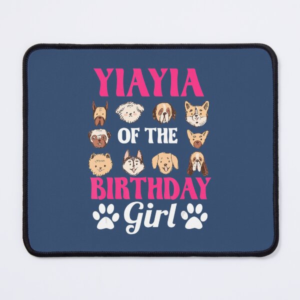 Item preview, Yiayia Of The Birthday Girl Dog Paw Bday Party Celebration designed and sold by SaHoad.
