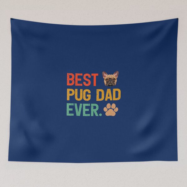 Item preview, Pug Dog Lover Best Pug Dad Ever Father's Day designed and sold by DuyVipppp.