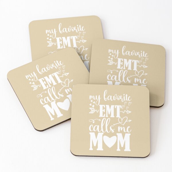 Item preview, My Favorite Emt Calls Me Mom Funny Gift for Moms designed and sold by ZANKELLO.