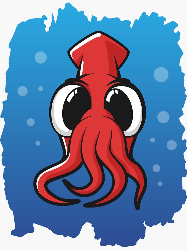 Great Angry Squid Wave | Art Print