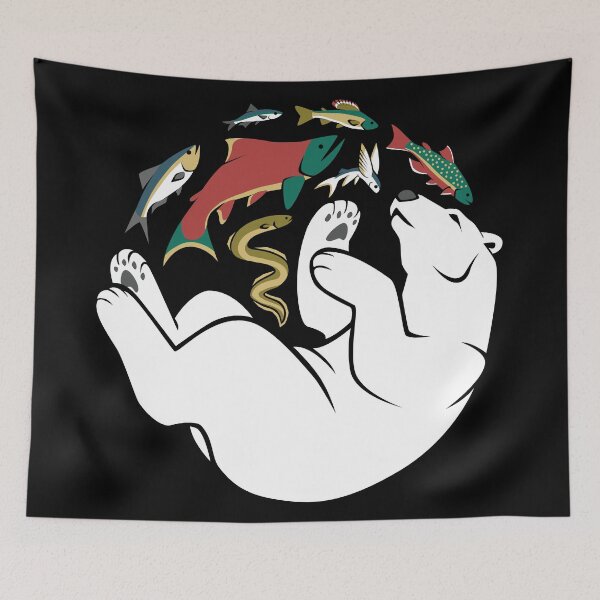 Item preview, Fishing Bear designed and sold by Britt Sorensen.