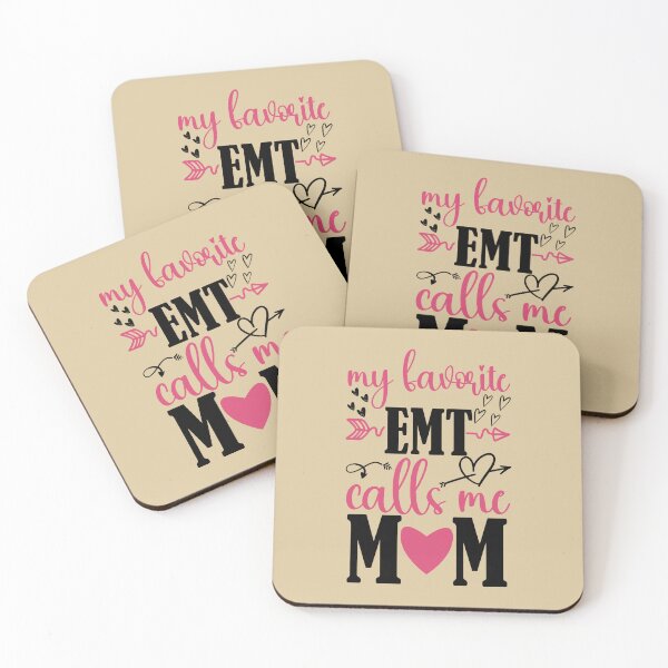 Item preview, My Favorite Emt Calls Me Mom Funny Gift for Moms designed and sold by ZANKELLO.