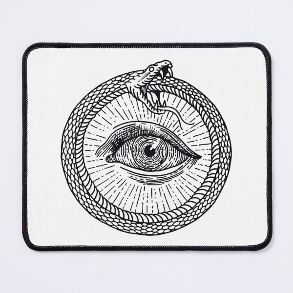 Item preview, Ouroborus all seeing eye designed and sold by Wavytarot.
