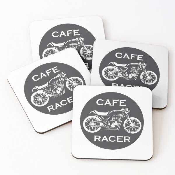 Item preview, Cafe racer icon with motorcycle designed and sold by AndreMi.