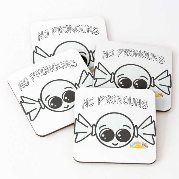 Item preview, Cisgender Asexual character with pronouns designed and sold by ADHDcompliant.