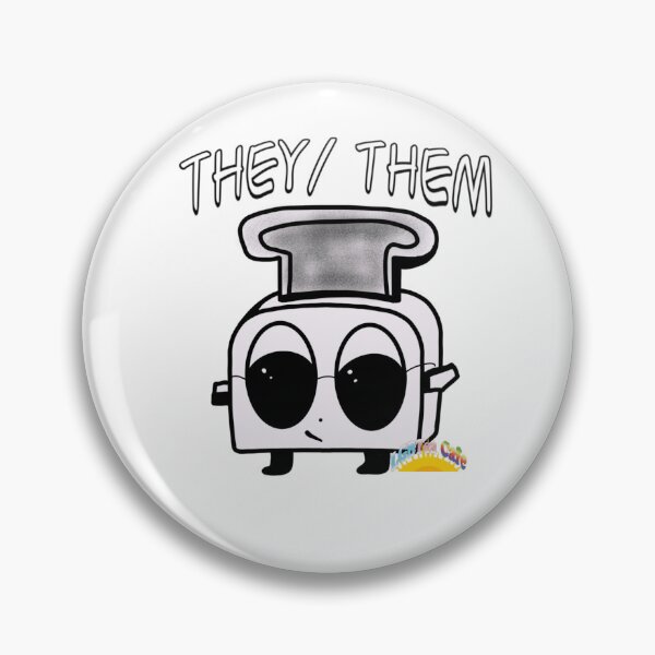 Item preview, Nonbinary Asexual character with pronouns designed and sold by ADHDcompliant.