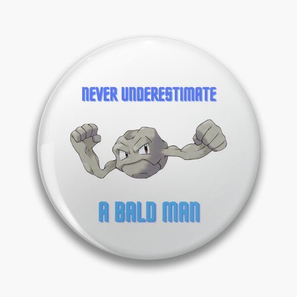 Item preview, Never underestimate a bald men - Humoristical design designed and sold by Jean-Pierre C.