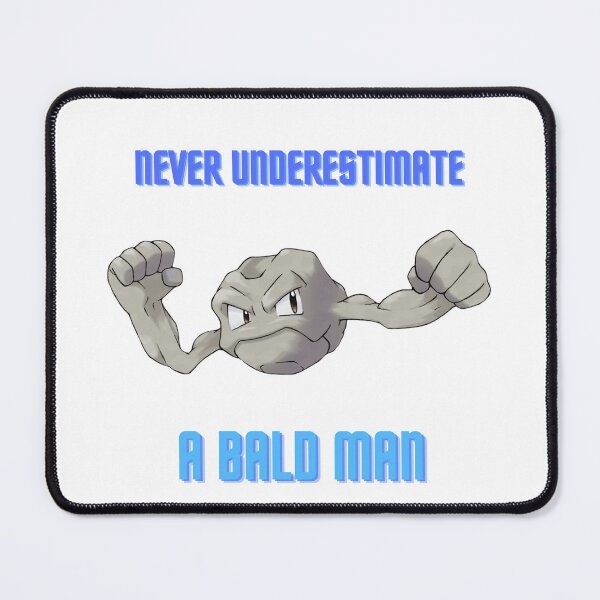 Item preview, Never underestimate a bald men - Humoristical design designed and sold by Jean-Pierre C.