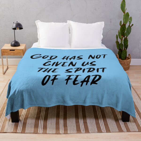 Item preview, God has not given us the spirit of fear. Christian quote, motivational words about god and jesus christ designed and sold by IsisOsiris.