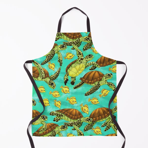 Item preview, Tortugas marinas y espigas amarillas designed and sold by Marta Tesoro.