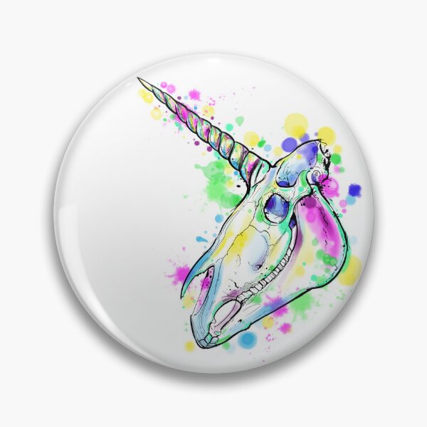 Item preview, Unicorn Skull Splash designed and sold by Nstuff1050.