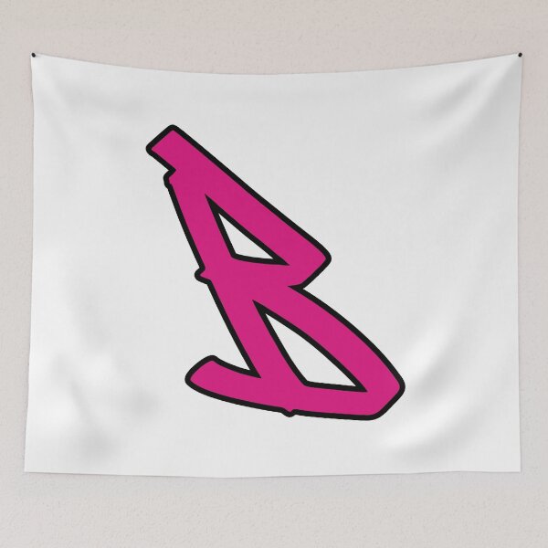 Item preview, Pink Letter B Graffiti designed and sold by TeeBeesDesign.