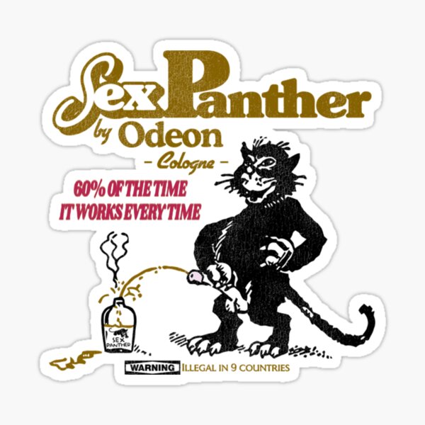 Sex Panther Sex Panther By Odeon Sticker For Sale By Derrickmb Redbubble 3571