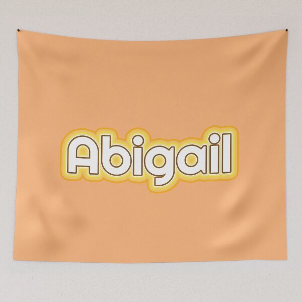 Item preview, Abigail Golden Glow Name designed and sold by inknames.