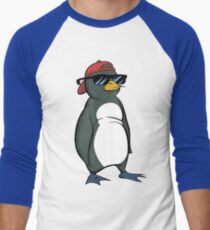 Cool Penguin Men's Baseball ¾ T-Shirt