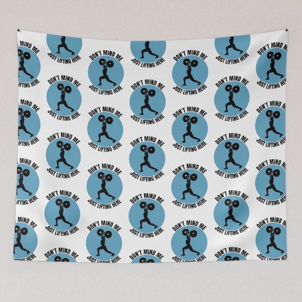 Item preview, Motivational Quote - Gym Motivation, Lifting motivation Blue designed and sold by hiunlimit.