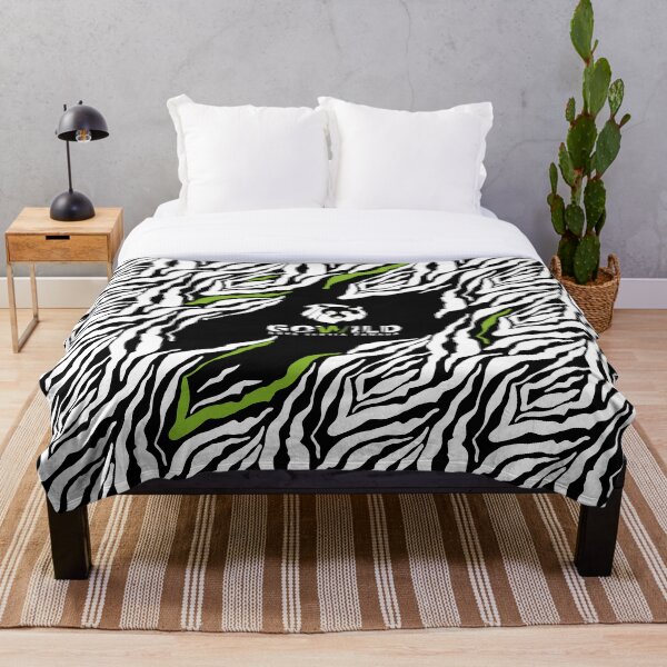 Item preview, GOWILD Seamless Zebra Bear Design - black designed and sold by GOWILDstyle.