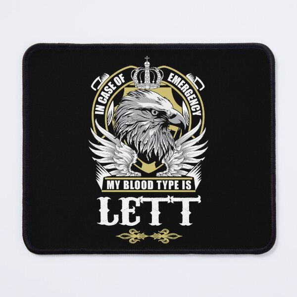 Item preview, Lett Name T Shirt - In Case Of Emergency My Blood Type Is Lett Gift Item Tee designed and sold by aaronmaxi6.