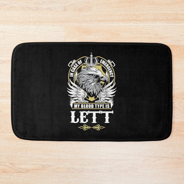 Item preview, Lett Name T Shirt - In Case Of Emergency My Blood Type Is Lett Gift Item Tee designed and sold by aaronmaxi6.