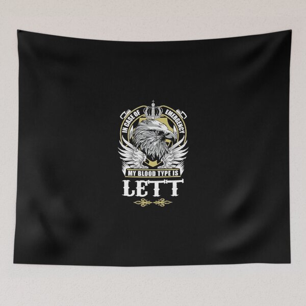 Item preview, Lett Name T Shirt - In Case Of Emergency My Blood Type Is Lett Gift Item Tee designed and sold by aaronmaxi6.