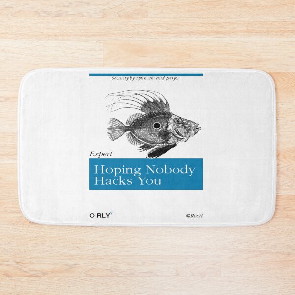 Item preview, Funny Programming Jokes - Hoping Nobody Hacks You - Security by optimism and prayer  designed and sold by Recti.