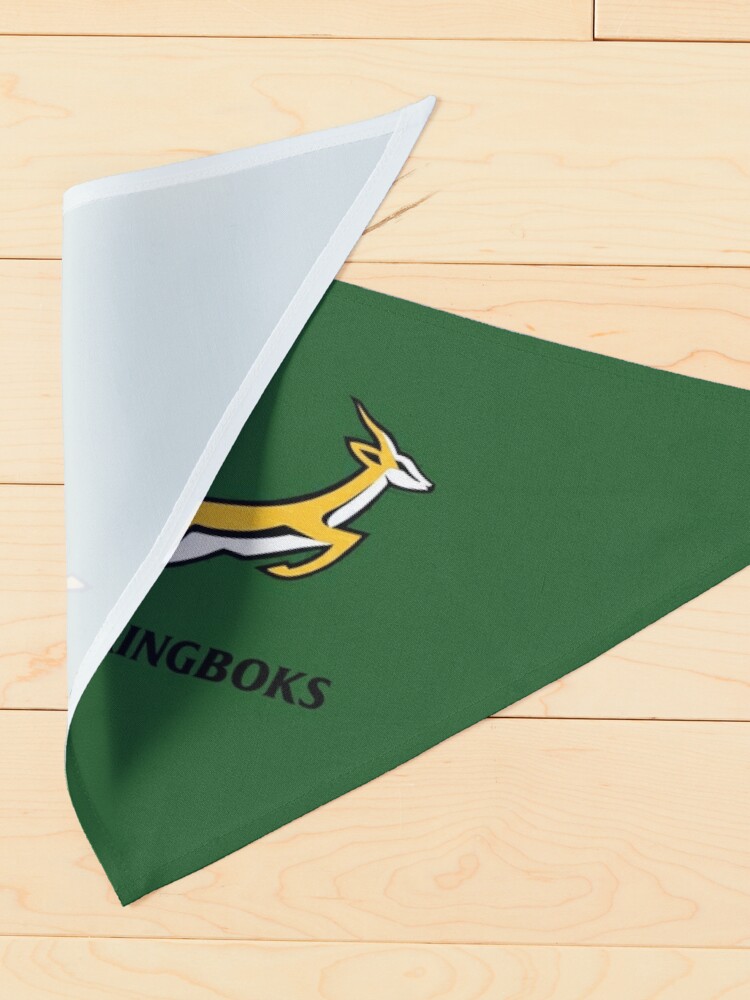 Springbok Rugby supporter gear Pet Bandana for Sale by Xhamela