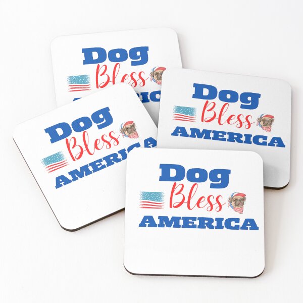 Item preview, Dog Bless America. Usa Flag. I love my pugs and america designed and sold by Doggymadness.
