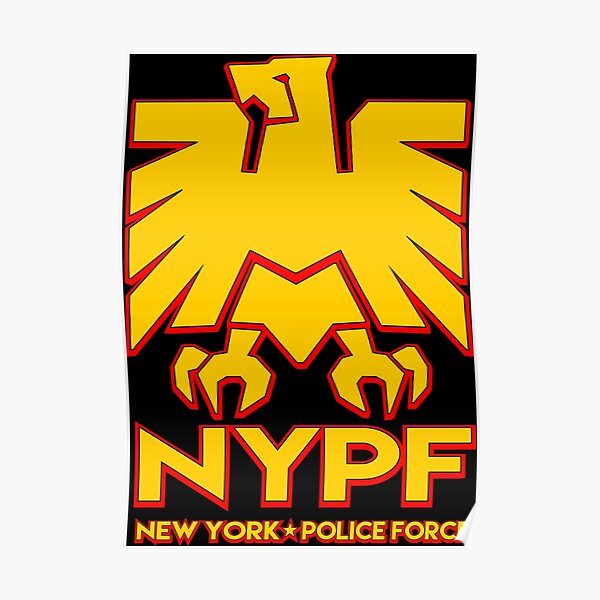 "New York Police Force" Poster for Sale by ThomasKadmon Redbubble