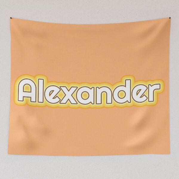 Item preview, Alexander Golden Glow Name designed and sold by inknames.