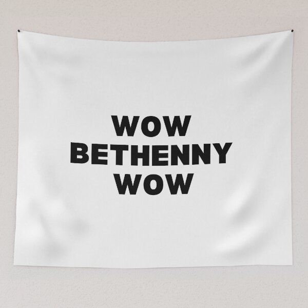 Item preview, Wow Bethenny wow - Black and white edition designed and sold by Spiffle.