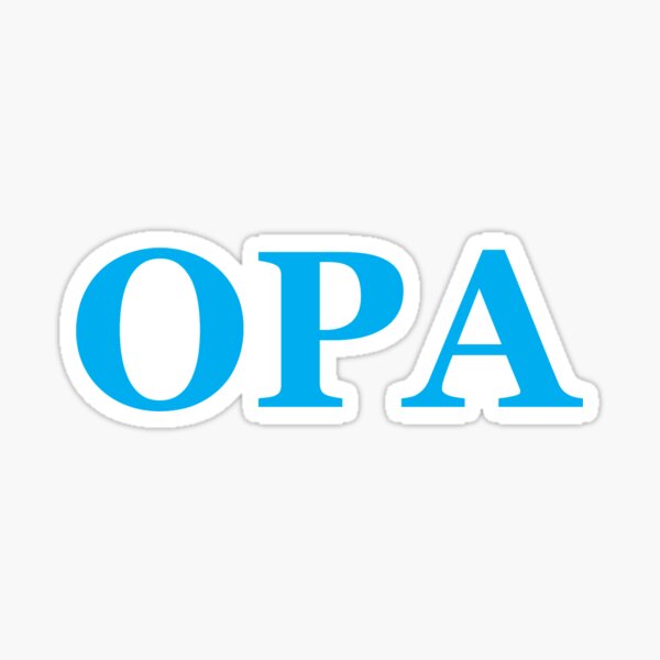 OPA Sticker