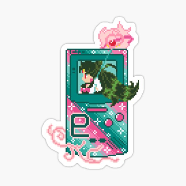 Item preview, Anime Handheld Pixel Art designed and sold by AlleenasPixels.
