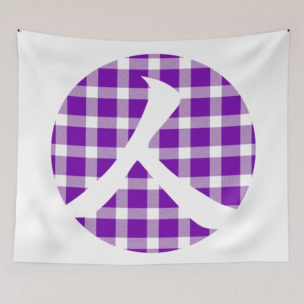 Item preview, Plaid Royal Purple Person designed and sold by onejyoo.