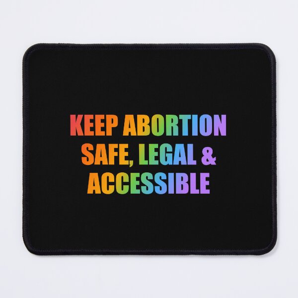 Item preview, Keep Abortion Safe Legal and Accessible rainbow pro choice pride protest designed and sold by Inspirationmotivation.