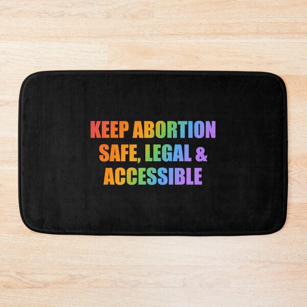 Item preview, Keep Abortion Safe Legal and Accessible rainbow pro choice pride protest designed and sold by Inspirationmotivation.