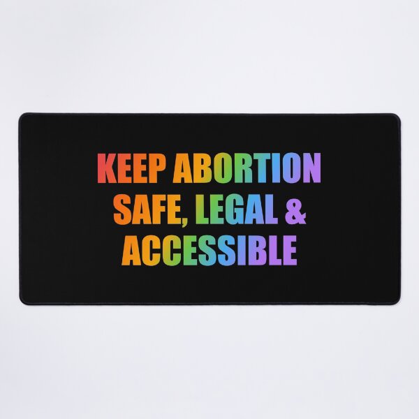 Item preview, Keep Abortion Safe Legal and Accessible rainbow pro choice pride protest designed and sold by Inspirationmotivation.