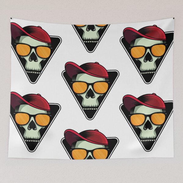 Item preview, Cool skull red cap designed and sold by Disturbed-Mind.