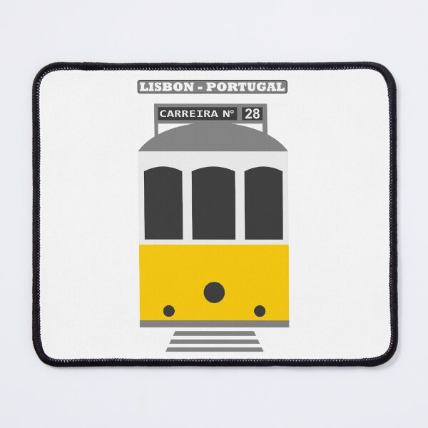 Item preview, Lisbon tram - Elétrico de Lisboa - Carreira 28 (with city name, on white)  designed and sold by Groenendijk.