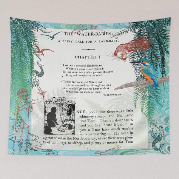 Item preview, Charles Kingsley :The Water Babies Collage designed and sold by MarbleCloud.