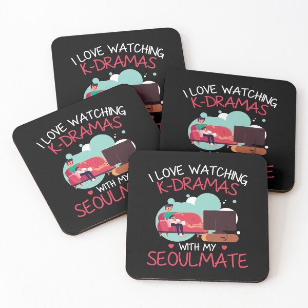 Item preview, I Love Watching K-Dramas With My Seoulmate Funny K-Pop designed and sold by StrongShirts.