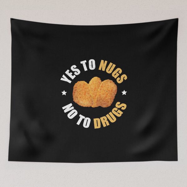 Item preview, Nugs Not Drugs Funny Nug Life Pun For A Chicken Nugget Lover designed and sold by StrongShirts.