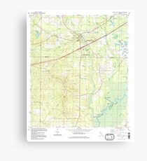 USGS TOPO Map Florida FL Ponce De Leon 348160 1994 24000 Canvas Print