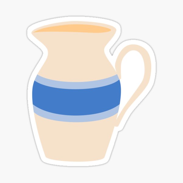 Item preview, Stoneware Milk Pitcher designed and sold by 13sparrows.