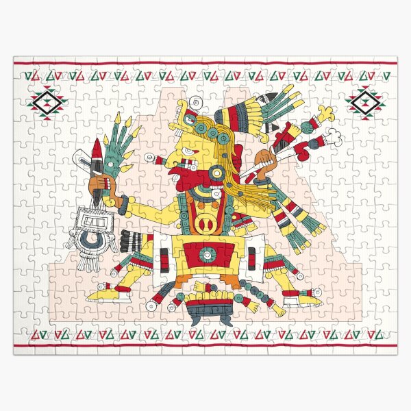 Artikel-Vorschau von Ometeotl - Codex Borgia Aztekenpuzzle, designt und verkauft von Aztectees.
